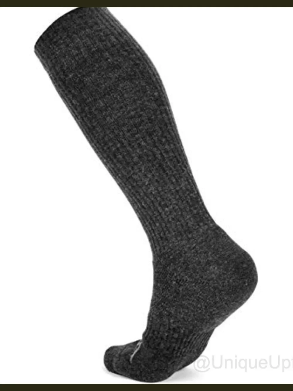 Merino Wool Blend Knee-High Compression Socks 25-30 mmHg Gradient Support